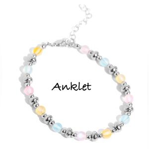 Multi Reflective Stones Anklet